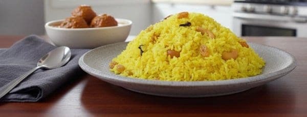 Basanti Pulao - Bengali dish