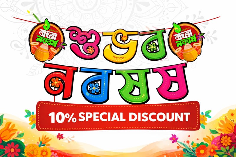 Shubho Noboborsho - 10% Special Discount on Bengali New Year
